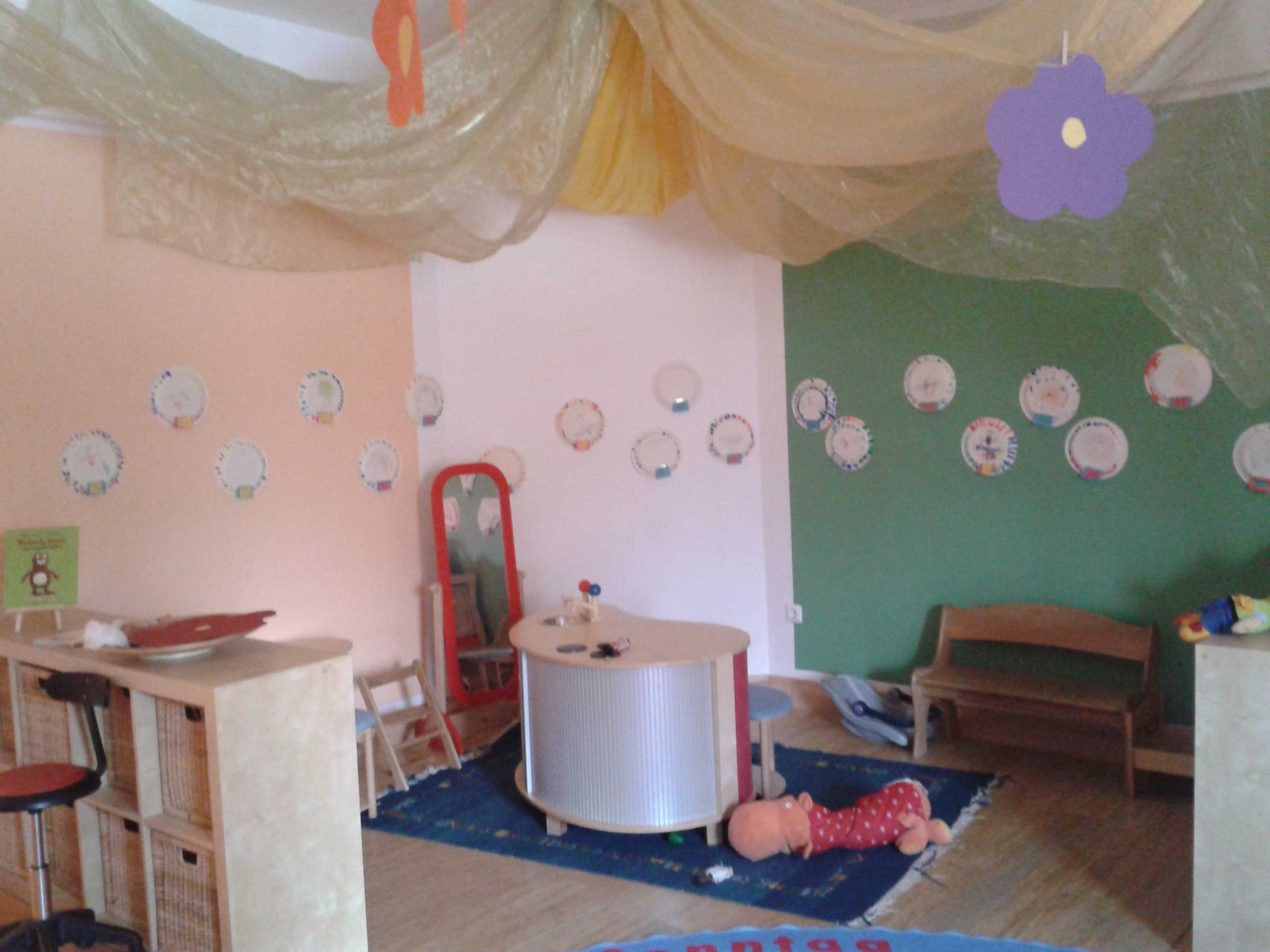 Wandgestaltung im Kindergarten | Zimmerleins Welt